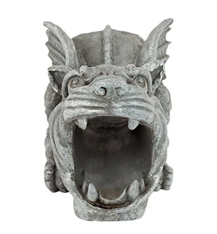 Roland the Gargoyle Gutter Guardian Rain Downspout Design Toscano QM7512079 - Image 3 of 4