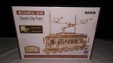 ROKR Mechanical Gear Classic City Tram 3D Puzzle 374 pieces model LK801