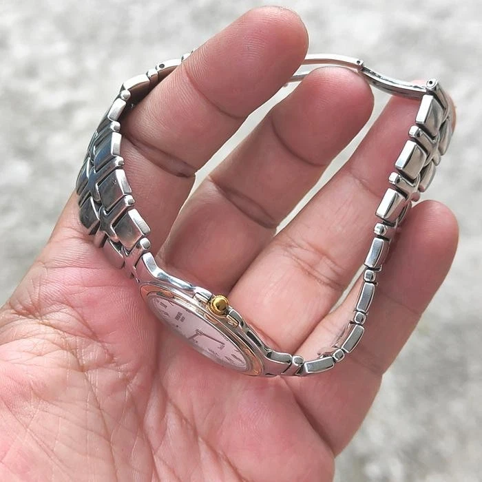 Raro Reloj Romano Raymond Weil Parsifal Geneve Cuarzo Esfera Blanca Hombres De Colección Foto 4 de 4