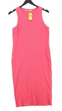 Oasis Bodycon Midi Dress L in Pink