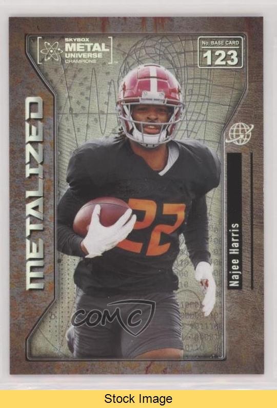 2021 Skybox Metal Universe Champions Spectrum Najee Harris Rookie RC READ 7l6