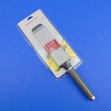 KitchenAid Fine Grater Zester Cheese Vegetable Ginger Shredder Gray KE321OHCGA