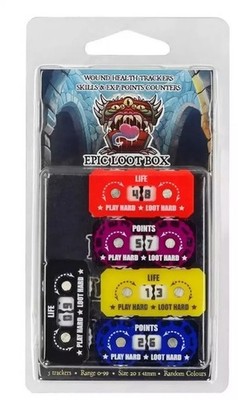 Trackers Counters Range 0-9 20mm Random Colours Epic Loot Box