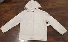 Old Navy Kids Unisex Size Medium 8 Gray Uniform Zip Hoodie New