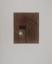 Joan MIRO : Femme abstraite, Lithographie signée