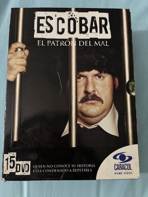 ESCOBAR El Patron Del Mal DVD ~ PARTE 1 & 2 15 Discs  REGION:0 Region Free