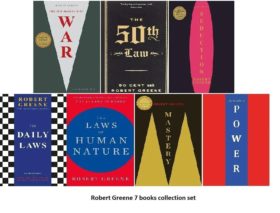 Regular Robert Greene Complete 7 Books Set Collection