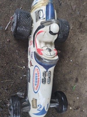 Vintage 1971 EZRA BROOKS 1950s style Indy 500 Sprint Car Whiskey Decanter