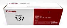 NEW GENUINE - CANON 137 Black Toner Cartridge Replacement - 9435B001