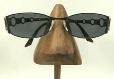 Vintage Brandel 902040 40 Eschenbach Green Metal Oval Sunglasses FRAMES ONLY