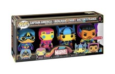 Funko POP! Marvel AVENGERS Blacklight 4 Pack(TARGET Exclusive) PRESALE SOLD OUT