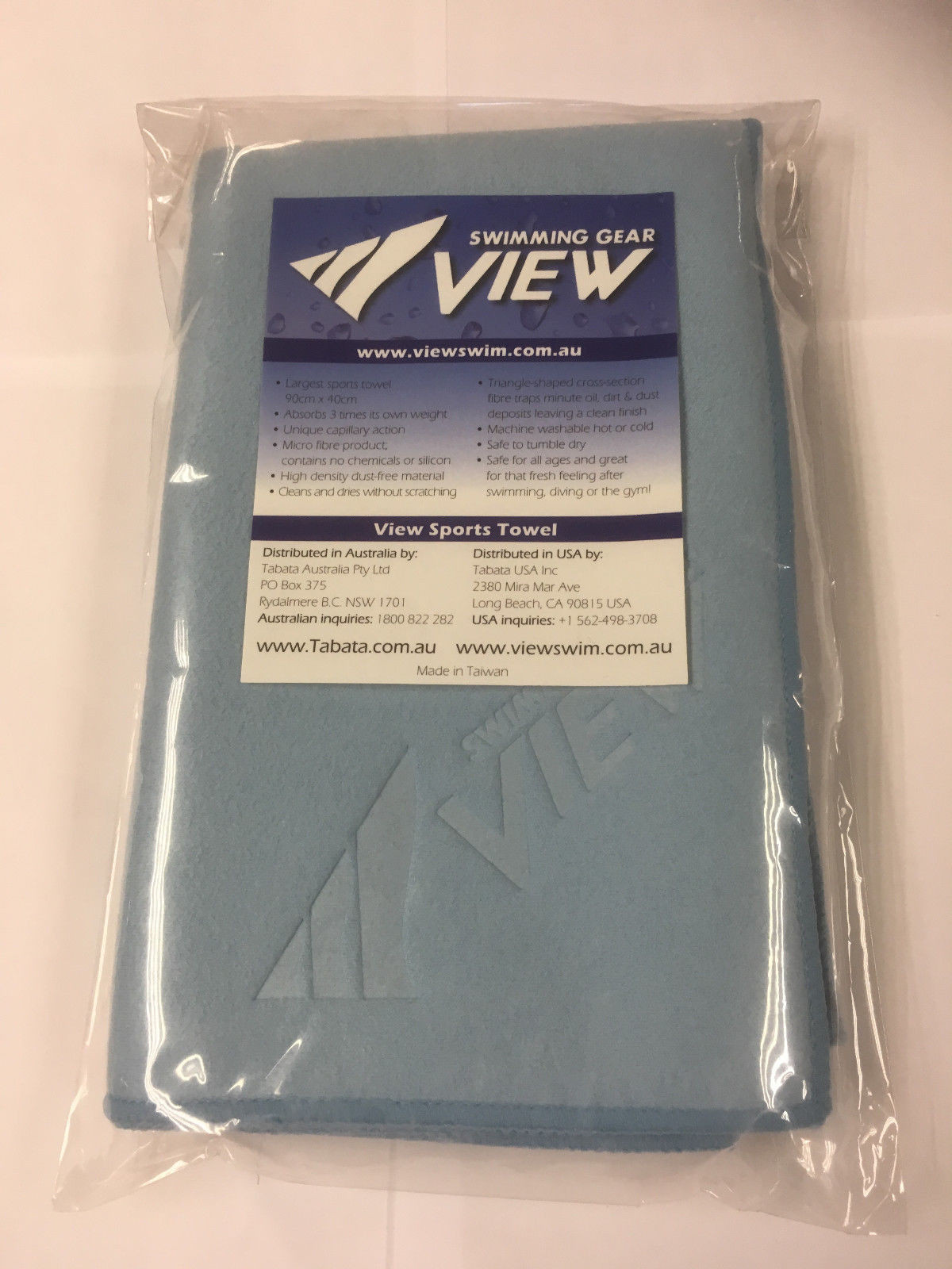 Microfibre Towel Large 90cm x 40cm  ideal for Gym Swimming Diving  Triathlon