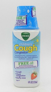 4pk Vicks Children S Cough Congestion Relief 6oz 323900040243ws 323900040243 Ebay