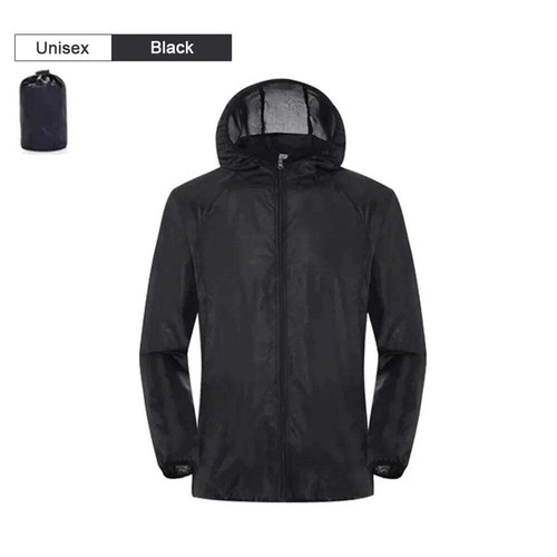 Camping Rain Jacket Men Women Waterproof Sun Protection Clothing Fishing Hunting - Picture 9 of 14