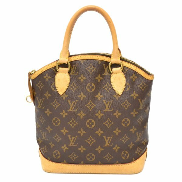 louis vuitton tote bag with gold lv plate Real Lv Louis Vuitton M40102 Rock It Monogram Handbag Tote Bag Brown Tea Gold | eBay