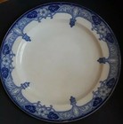 Vintage Burleigh Ware Burgess & Leigh English Semi Porcelain 10" Dinner Plate. — photo 1