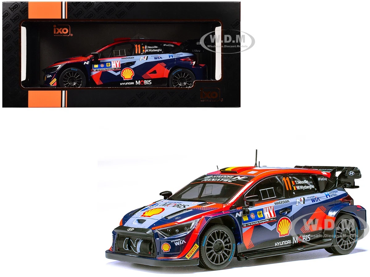 HYUNDAI I20 WRC Neuville Sordo 2016 Rally Test Car Ixo Altaya 1/43 Rallye EUR 49,90 - FR