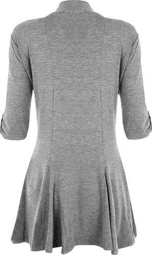 New Ladies Plus Size Short Sleeve Button Open Cardigan Womens Stretch Top - Picture 23 of 37