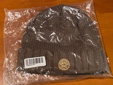 Brand New Rocksmith Militia Logo Beanie Hat Brown Winter Skull Cap Skully