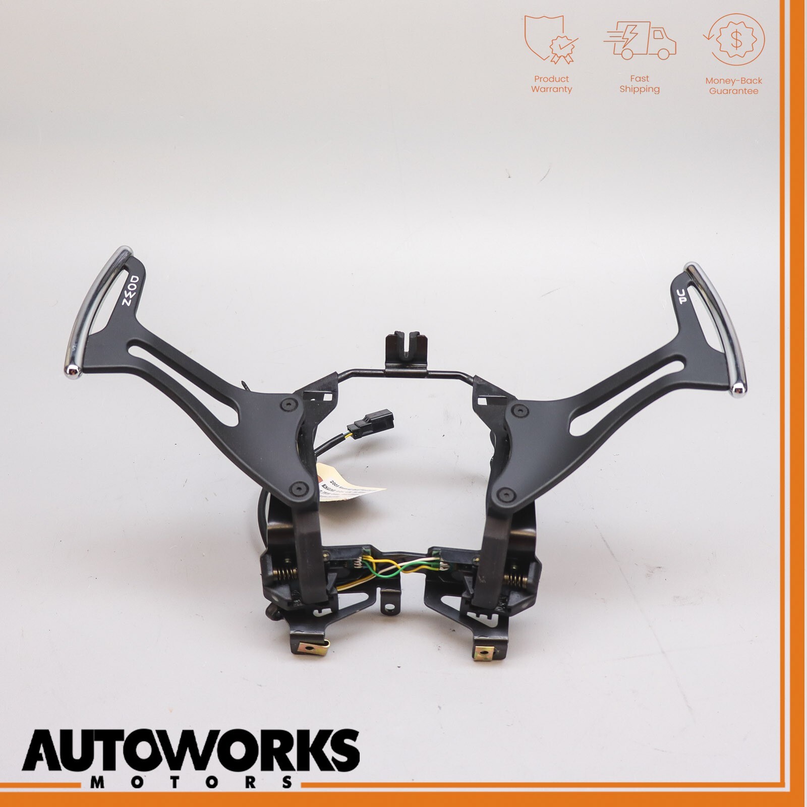 03-13 Maserati Quattroporte M139 Steering Wheel Paddle Shifters Set 235836 OEM