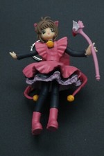 Cardcaptor Sakura figura de vinilo suave llavero baratija casi nuevo 3,25 pulgadas abrazadera