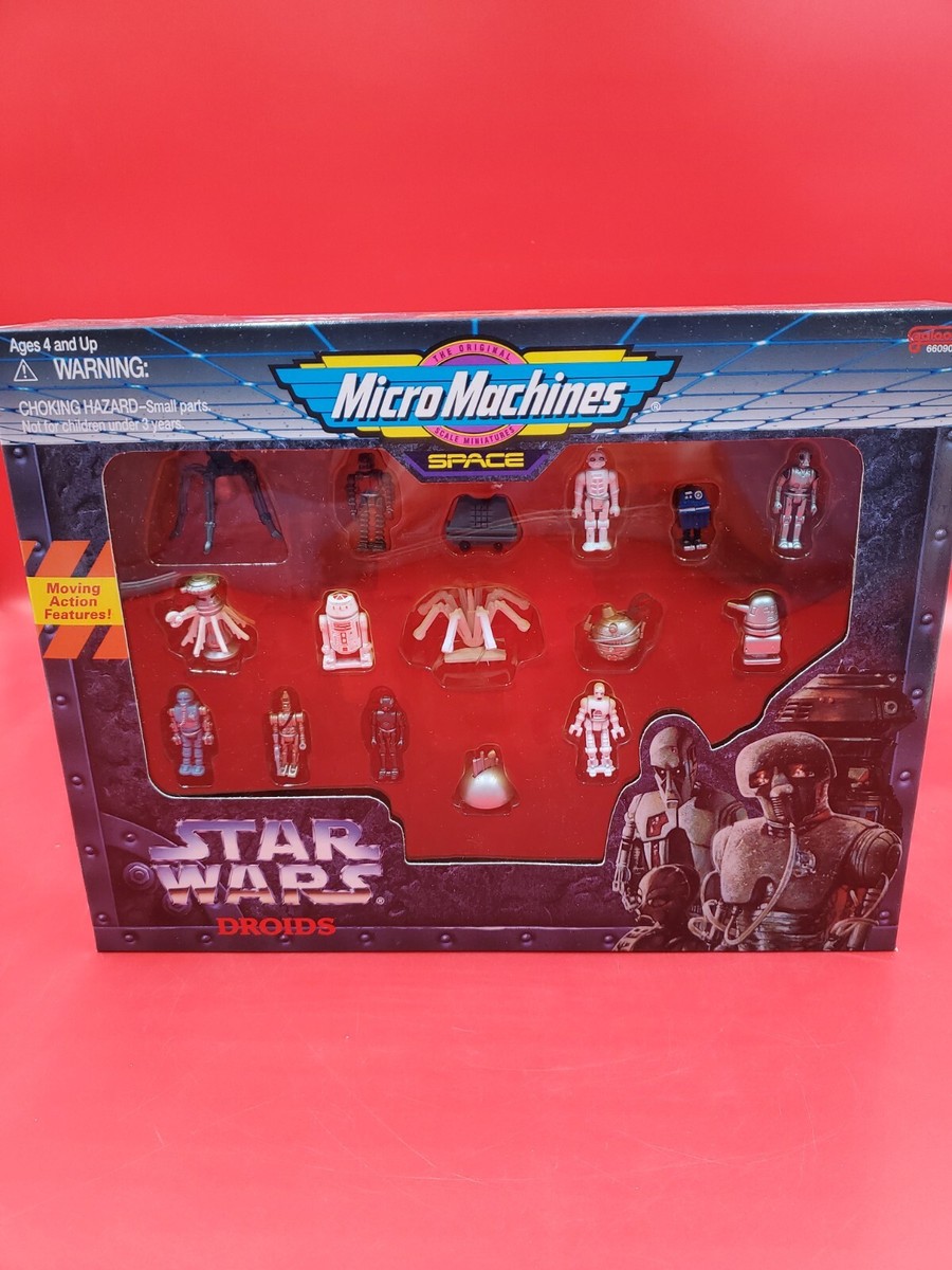 マイクロマシーンズ スペース スター・ウォーズ ドロイド ガルーブ Star Wars Micro Machines Space Droids Set of 16 Figures Galoob