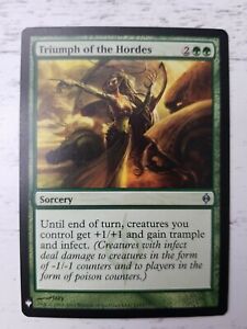 4 Chinese Triumph of the Hordes New Phyrexia Magic the Gathering MTG Playset NM!