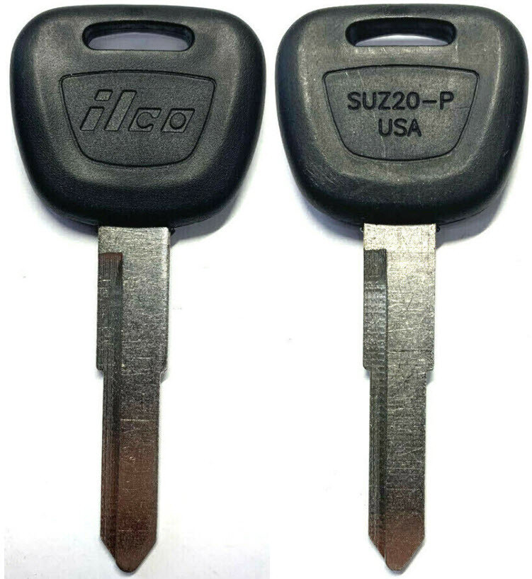 2 Pack - NEW Replacement Uncut Ignition/Doors Key Blanks For Select Suzuki