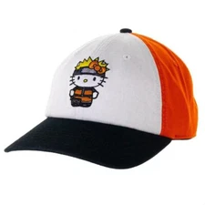 Naruto x Sanrio Hello Kitty as Naruto Baseball Hat - Bioworld