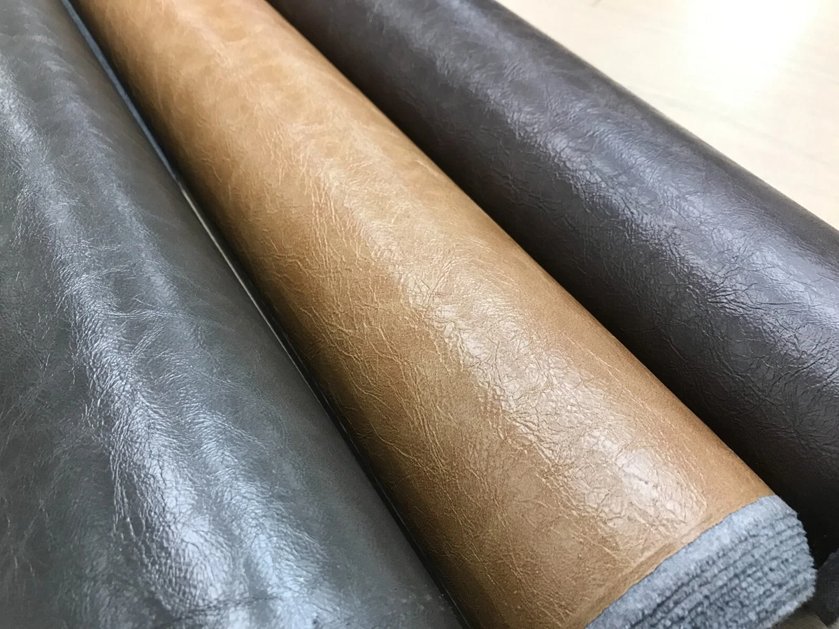 premium faux leather for NEXT fabric 140CM DISTRESSED antique