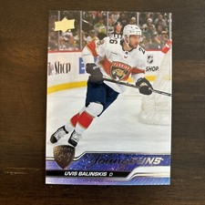 2023-24 Upper Deck Series 2 Young Guns Uvis Balinskis #476 Panthers RC Rookie YG