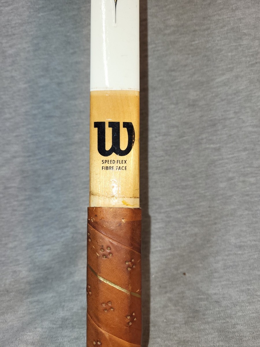 Raquette De Tennis Vintage Wilson Speed Flex En Bois, Taille De Grip 4 1/2, Chris Evert