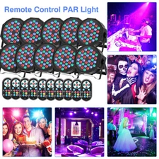 10PCS 36LED RGB Stage Lighting PAR Light Beam DMX Party Club Disco DJ Show Light