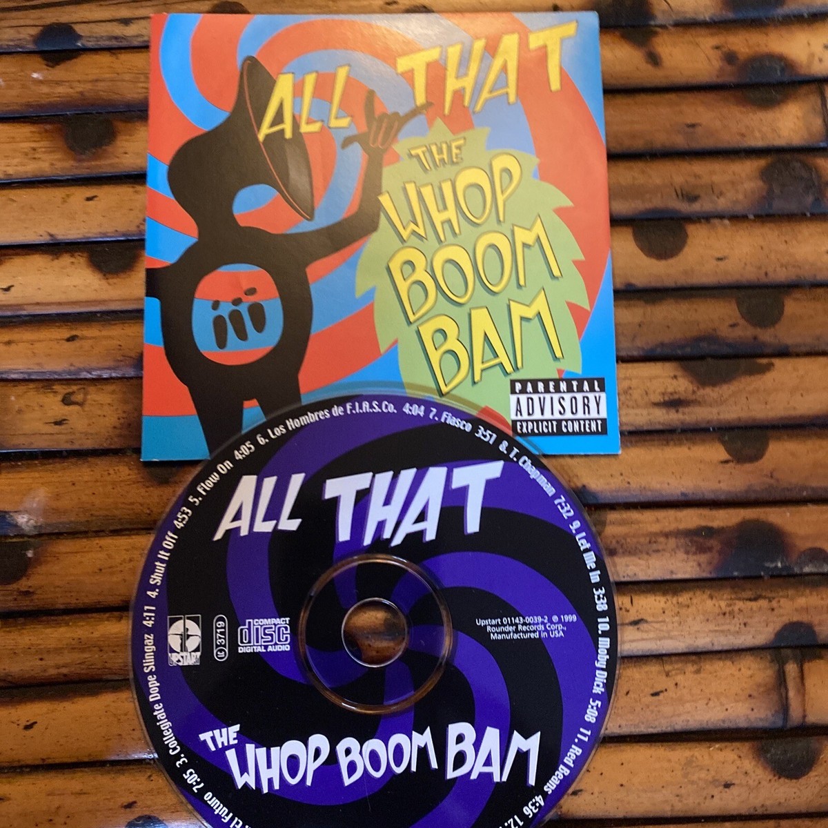 All That - The Whop Boom Bam (CD, 1999, Upstart Records) *NO CASE 