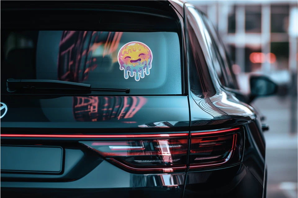 Calcomanía/pegatina laminada--Resistente a los rayos UV y al agua para uso interior/exterior Foto 2 de 4