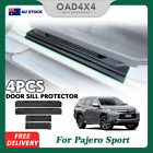 <!--F#f_0-->Black Door Sill Protector for Mitsubishi Pajero Sport 2015-Onwards Scuff Plates<!--F/-->