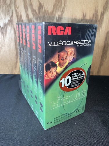 NEW! RCA 6 pack - VHS Video Cassette Tapes T-120 6 Hour each FACTORY SEALED - Picture 6 of 6