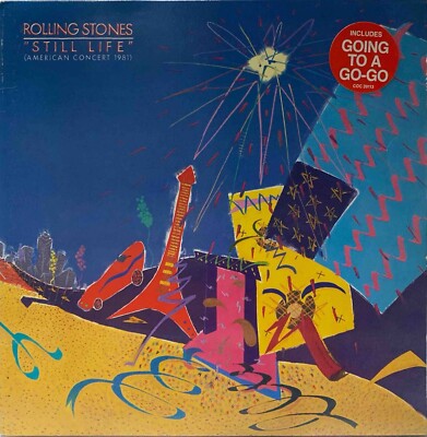 Rollings Stones - Still Life (Am Concert 1981) -  G/G+ STICKER Vinyl COC39113