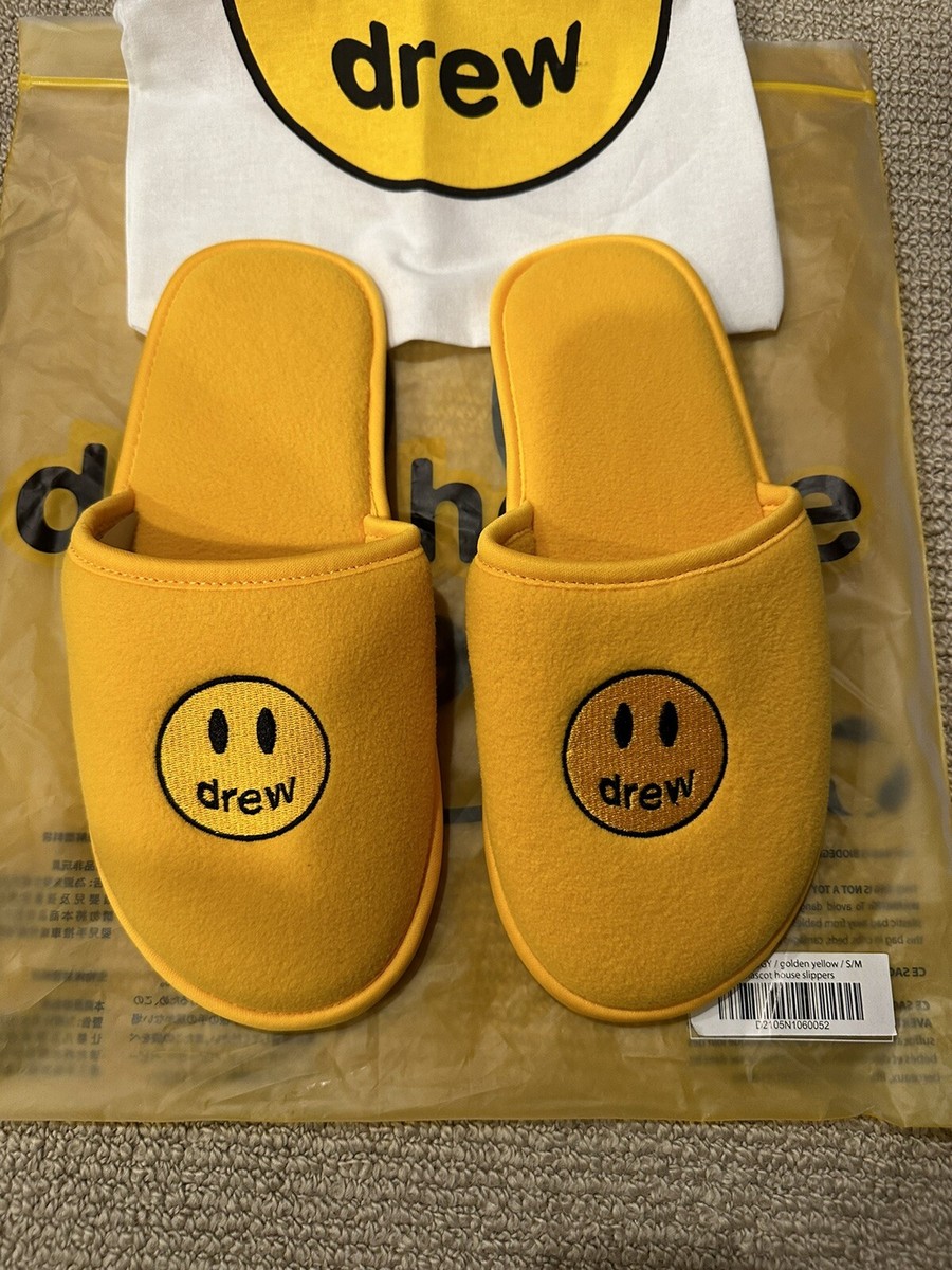 NEW* Drew House Mascot Slippers “Golden Yellow” - Size S/M