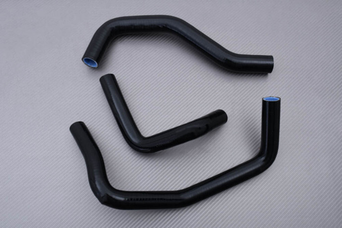 Durites de radiateur noires pour Kawasaki ZX-6R 2003-2004