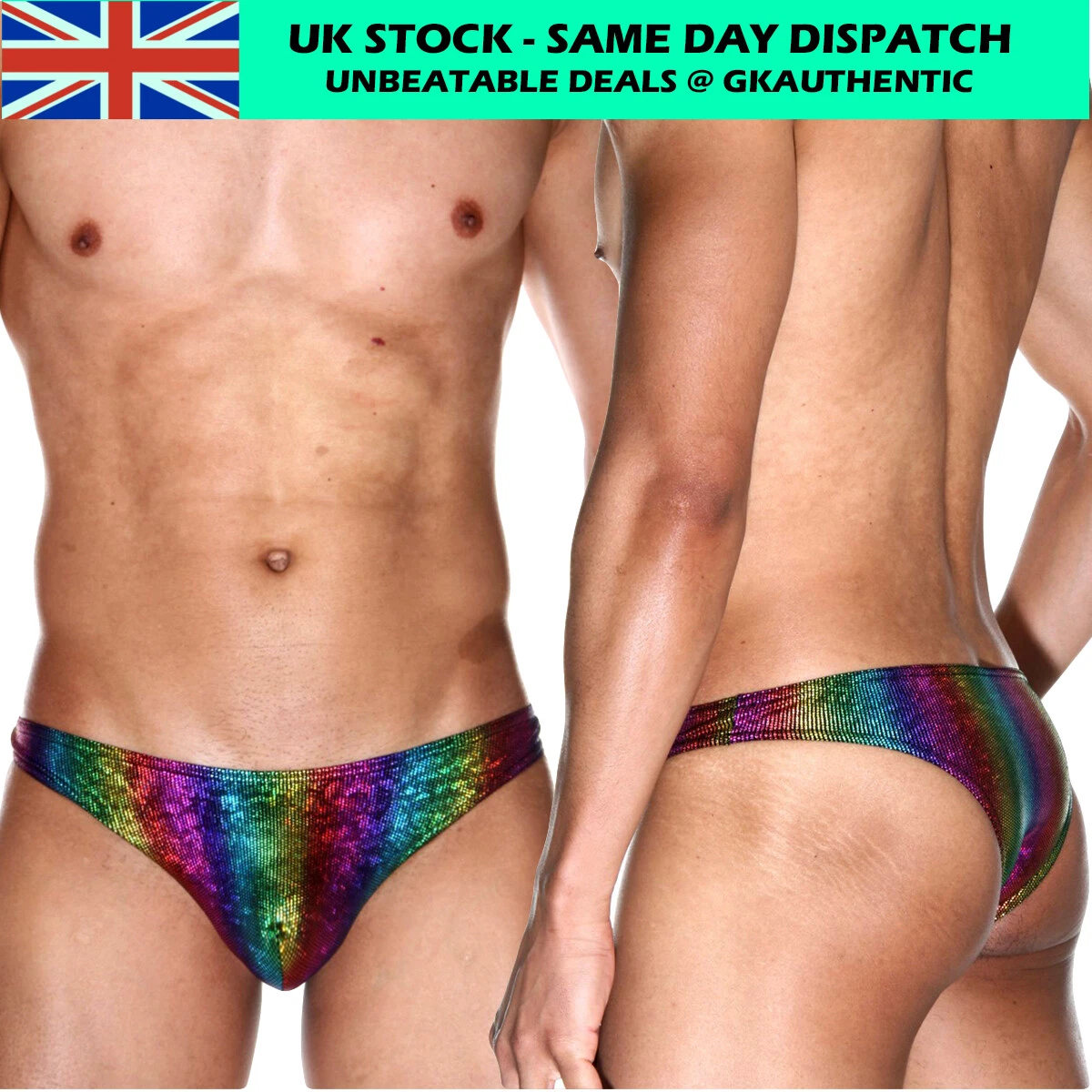 Doreanse Sparkly Trendy Micro Briefs Bikinis Male Underwear various patterns