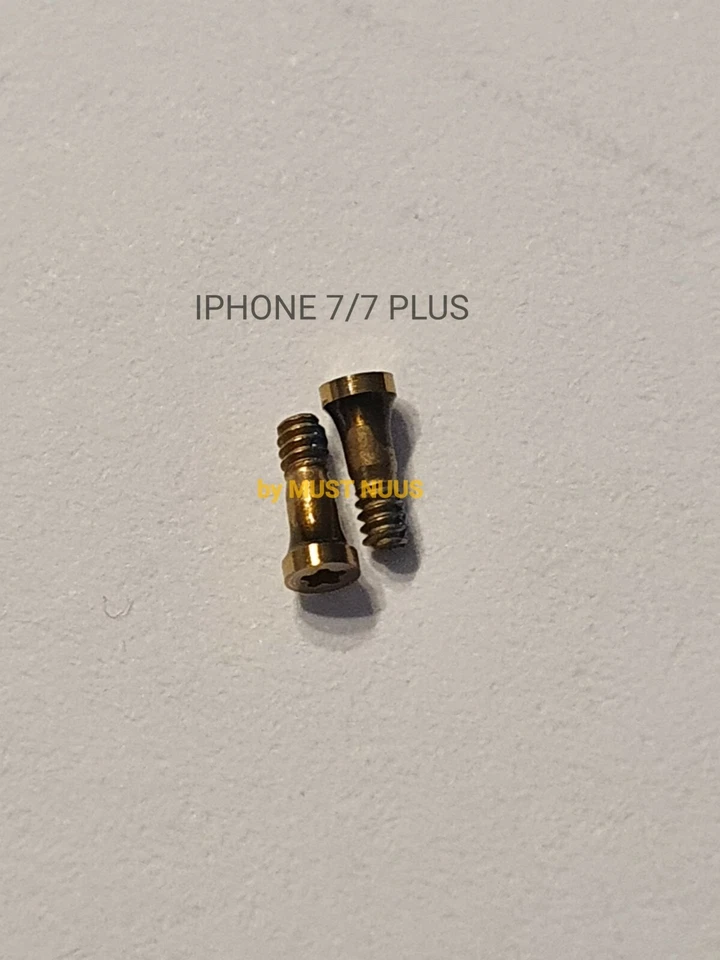 SET 2 VITI PER IPHONE 7 7+ PLUS COPPIA PER FISSAGGIO DISPLAY - Immagine 2 di 4