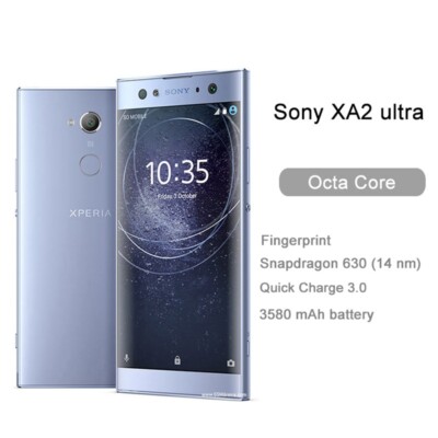 Original Sony Xperia XA2 Ultra Unlocked LTE 4G Smartphone WIFI Bluetooth 23MP