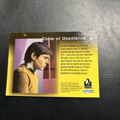 Cx Star Trek Phase 1 Reflections Of The Future  #66 Collar Of Obedience