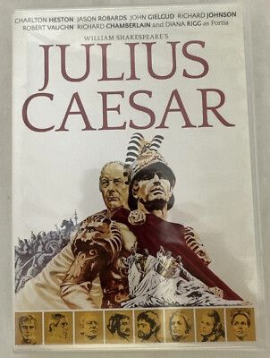 New Julius Caesar DVD 2013 Charlton Heston, Jason Robards Diana Rigg 1970 R1 USA