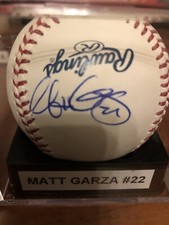 Matt Garza Autographed Major League Baseball (Selig)