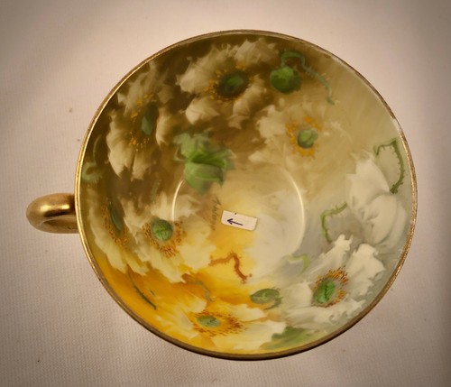 Antique Royal Adderley Tea Cup & Saucer, Jeweled, Art Nouveau - Picture 5 of 10