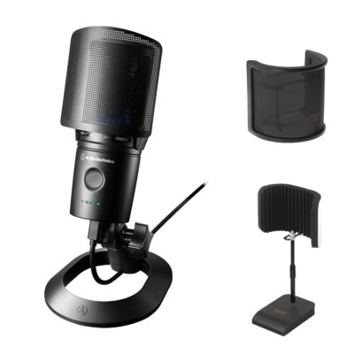 Audio-Technica AT2020USB-XP Mic & Reflection Filter, Mic Audio-Technica AT2020USB-XP Mic & Reflection Filter, Mic
