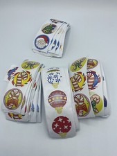 Over 400 Stickers Different Designs CHRISTMAS Santa Tree Candy Cane Gifts