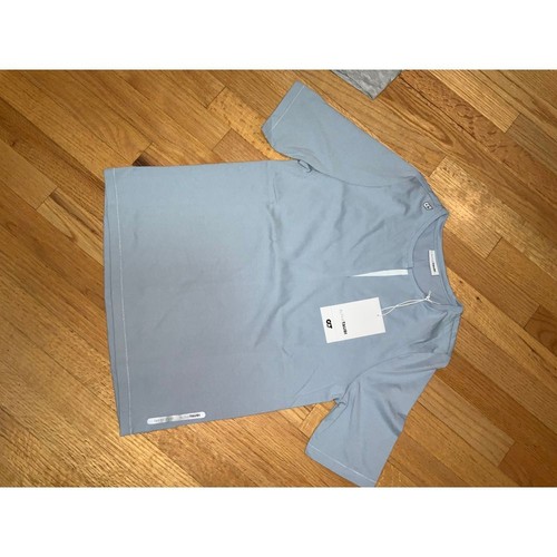 2 Alpha Tauri Designer T-Shirt Set Gray Blue Casual Sport Fashion Athletic Wear - Picture 4 of 13